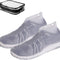 Reusable Silicone Waterproof Shoe Covers with Carrying Bag, No-Slip Silicone Rubber Shoe Protectors for Kids,Men and Women